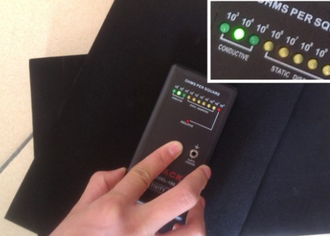 防靜電EVA內(nèi)襯為什么是黑色的？
